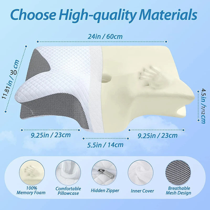 Premium Contour Memory-Foam Pillow
