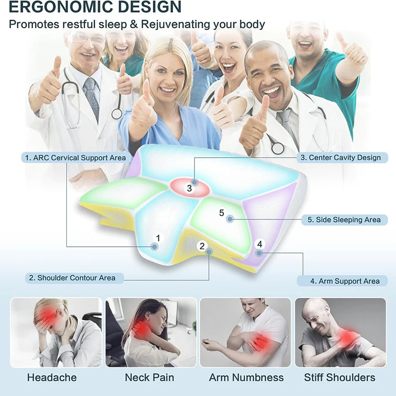 Premium Contour Memory-Foam Pillow