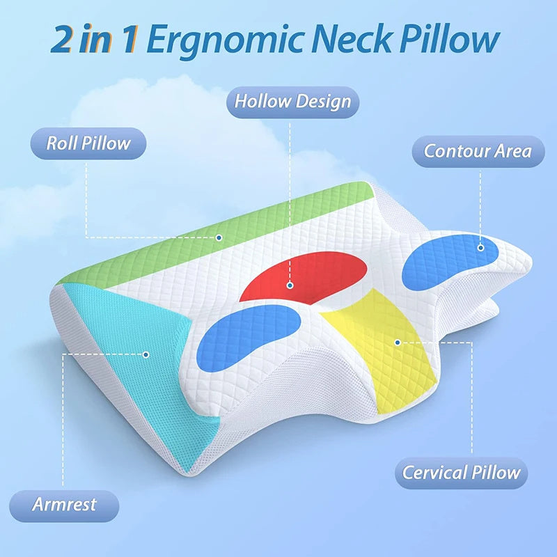 Premium Contour Memory-Foam Pillow