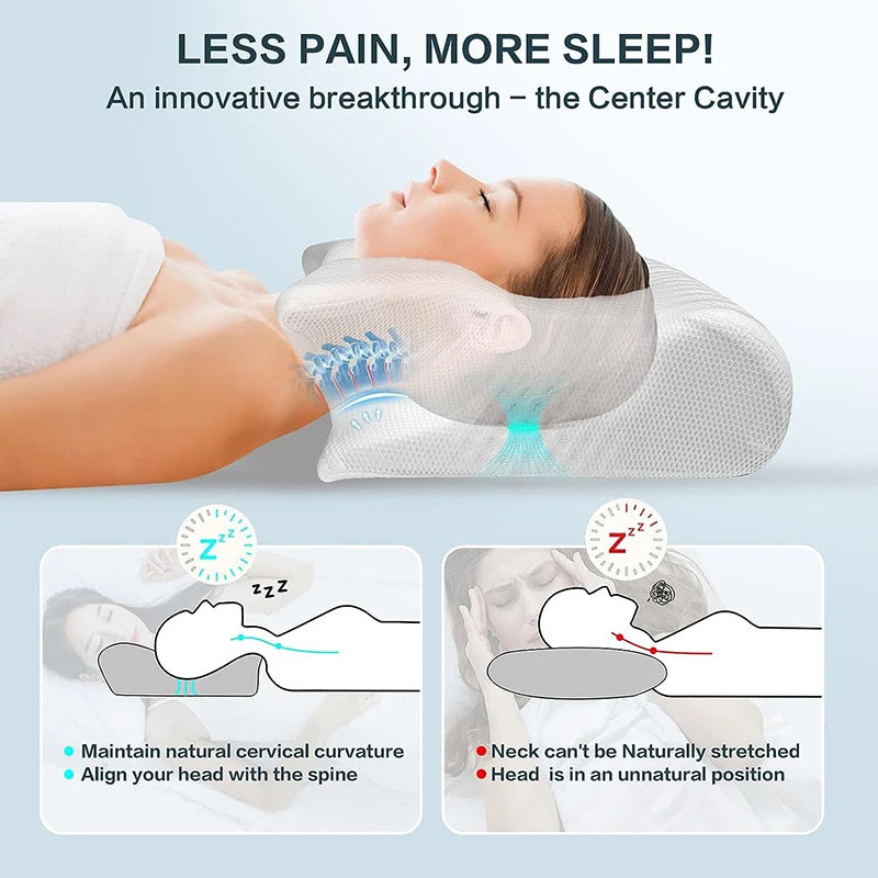 Premium Contour Memory-Foam Pillow